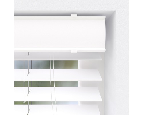 Vita persienner för fönsterdekoration och solskydd