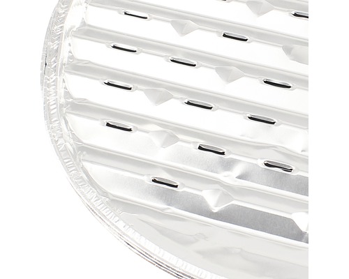 Grillplatta av aluminium med räfflor