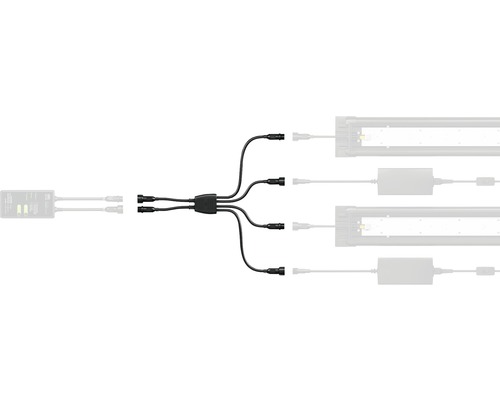 Distributör för lampor för anslutning av lampor