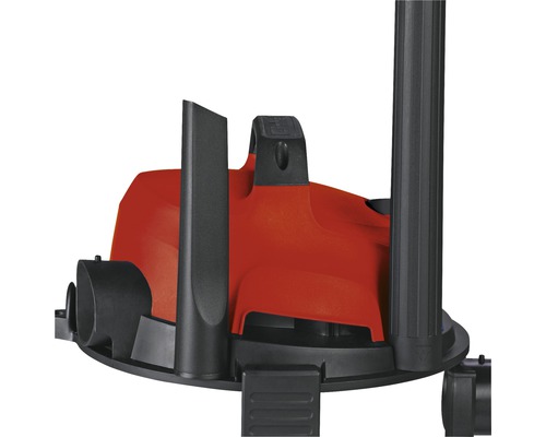 Detaljvy av en våt- och torrdammsugare