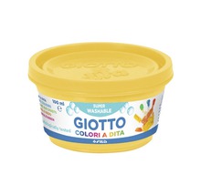 Giotto fingerfärg i gul behållare, 100 ml