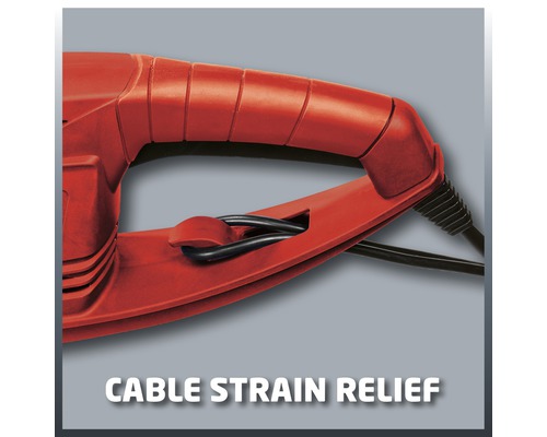 Kabeldragavlastning på ett elverktyg