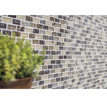Mosaik glas med natursten XIC B1155 30x28,5 cm
