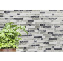 Mosaik glas med natursten XIC V1352 29,8x30,5 cm