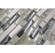 Mosaik glas med natursten XIC V1352 29,8x30,5 cm