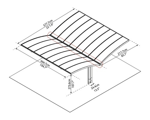 Mått för carport