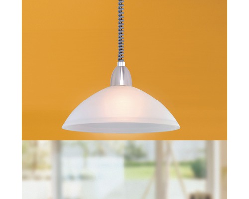 Pendellampa med glasskärm