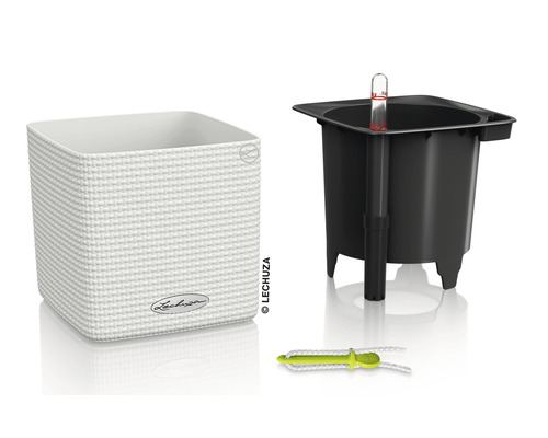 Lechuza Cube Cottage planteringskärl med bevattningssystem