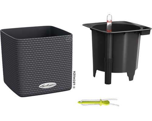 Lechuza Cube planteringskärl med bevattningssystem