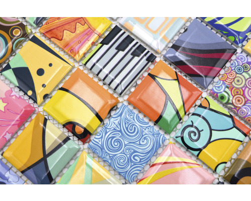 Mosaikplattor med mönster