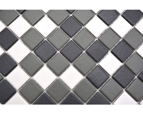 Mosaikplatta med kvadratiskt mönster