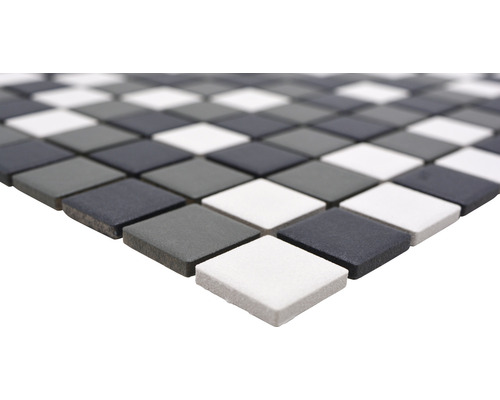 Keramisk mosaikplatta i kvadratisk form