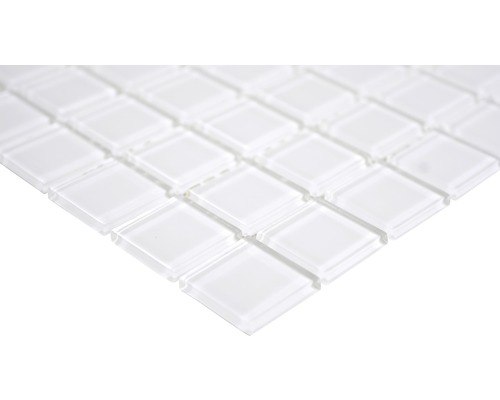 Fyrkantig mosaikplatta av glas