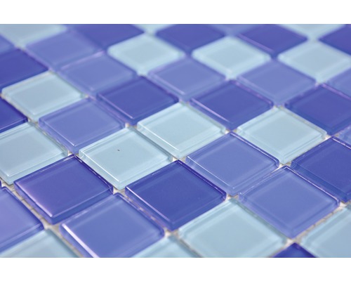 Fyrkantiga mosaikplattor av glas