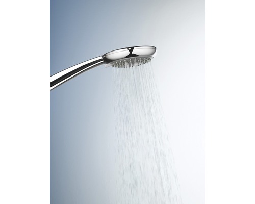 Handdusch med rinnande vatten