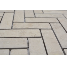 Mosaikplattor i fiskbensmönster