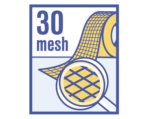 Symbol för 30 mesh