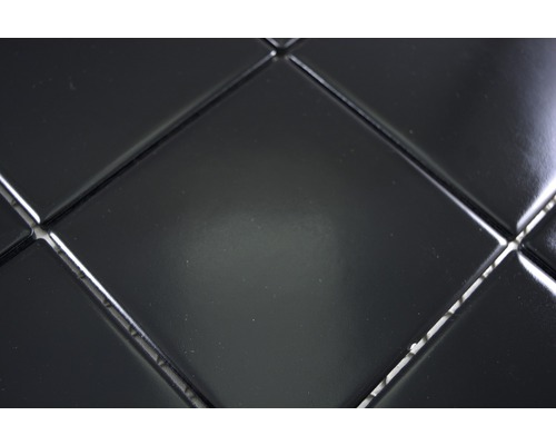 Närbild av svarta keramiska plattor