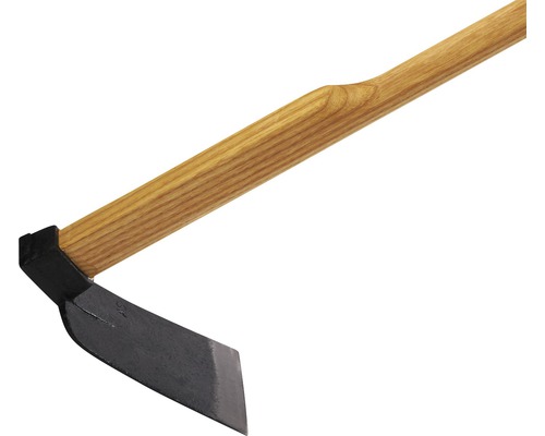 Trädgårdshacka med trähandtag