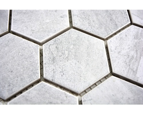 Sexkantiga plattor av marmor