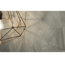 Tapet med geometriskt mönster och trästruktur