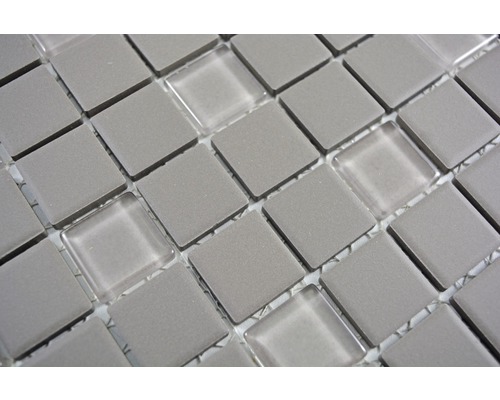 Mosaikplatta av stengods och glas