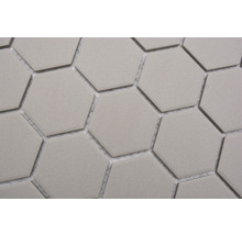 Närbild av hexagonala plattor