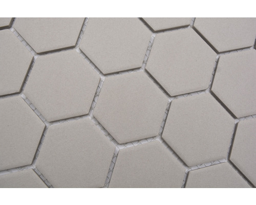 Närbild av hexagonala plattor