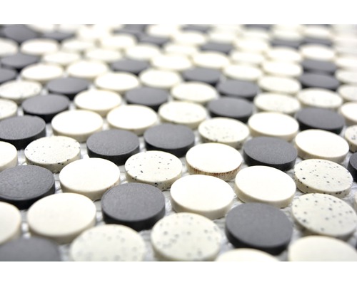 Mosaikplattor i rund form för vägg- och golvdesign