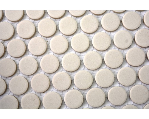 Keramiska mosaikplattor, rund form