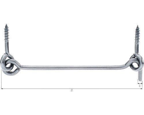 Dörrkrok med skruvar