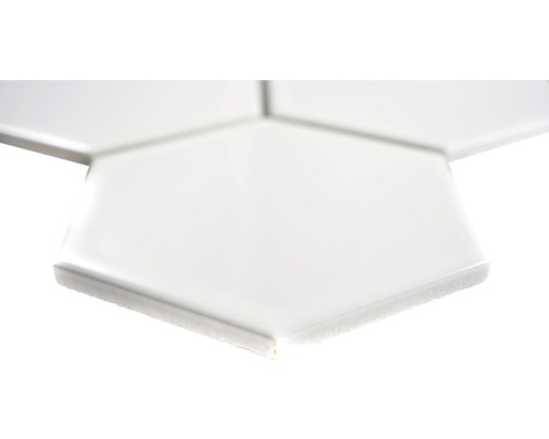 Sexkantig kakelplatta av keramik