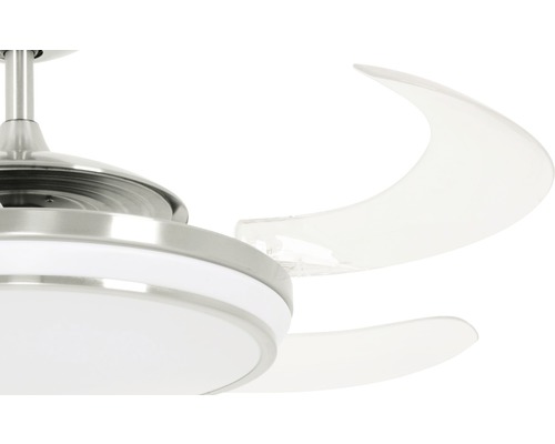 Takfläkt med lampa och blad