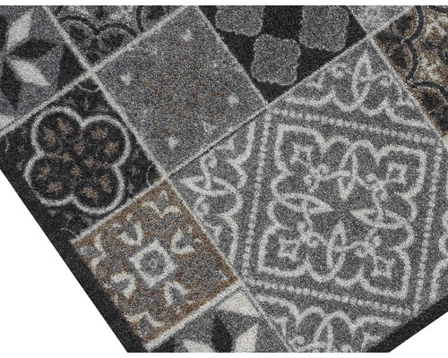 Dörrmatta med patchworkmönster