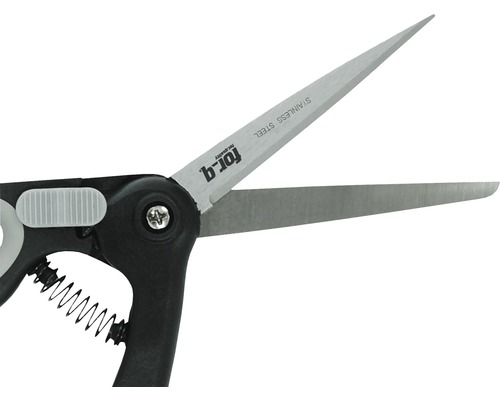 For-Q Logo trädgårdssax med blad i rostfritt stål