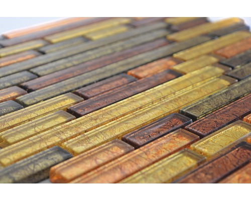 Glasmosaikplattor, rektangulärt arrangerade