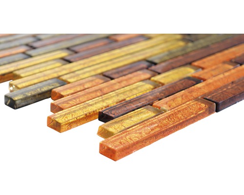 Detalj av en glasmosaikplatta