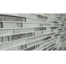 Mosaikplatta med glas- och metalleffekt