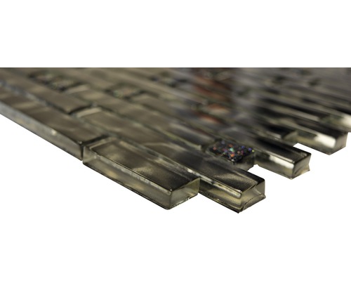 Glasmosaikplatta i tvärformat