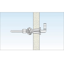 TOX Universalplugg med hake Pirat Bill-L, 4 styck