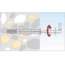 TOX Universalplugg med hake Pirat Bill-L, 4 styck