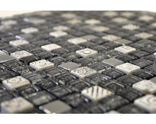 Mosaikplattor med kvadratiska element