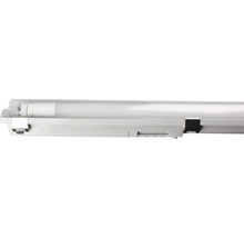 Lysrörsarmatur Aqua LED G13 1x24W 2000lm 4000K neutralvit L 1565mm IP65 grå-thumb-2