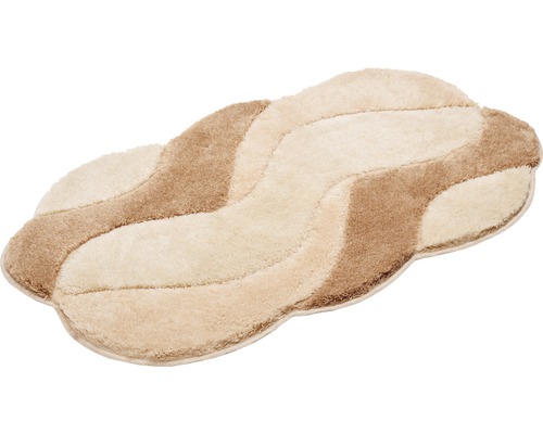 Badrumsmatta med vågmönster