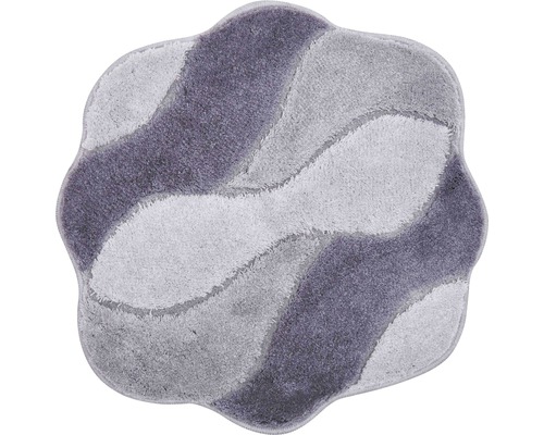 Dekorativ badrumsmatta med vågigt mönster