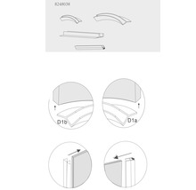 Illustration av en monteringsanvisning för tillbehör
