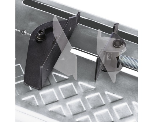 Anslagsvinkel och skruvtving på en arbetsbänk