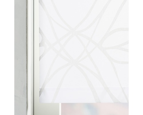 Rullgardin med abstrakt linjemönster för fönster