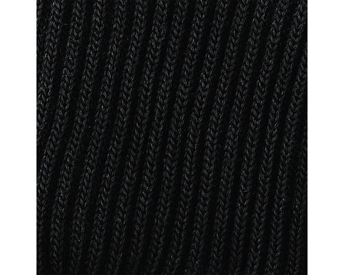 Svart textilsladd i detalj