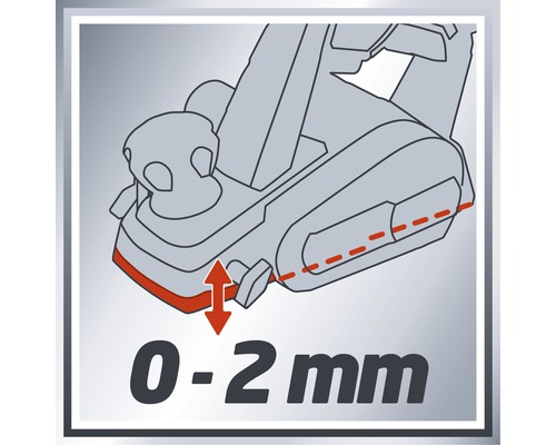Hyvel Spåndjup från 0 till 2 millimeter